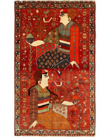 Kashghai Old Figural 116x187cm