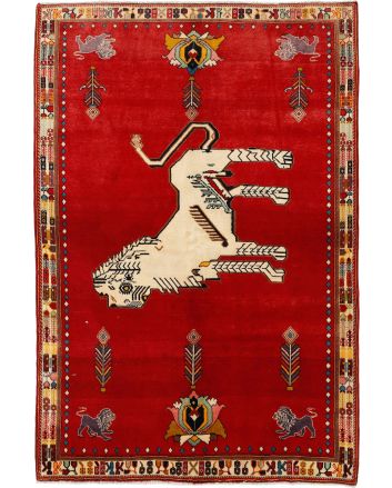 Kashghai Old Figural 147x222cm