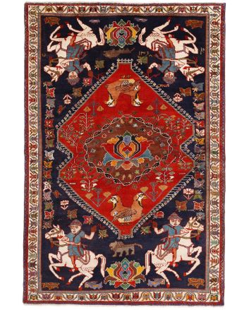 Kashghai Old Figural 188x287cm