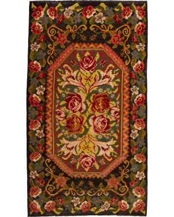 Rose Kelim Old 184x328cm