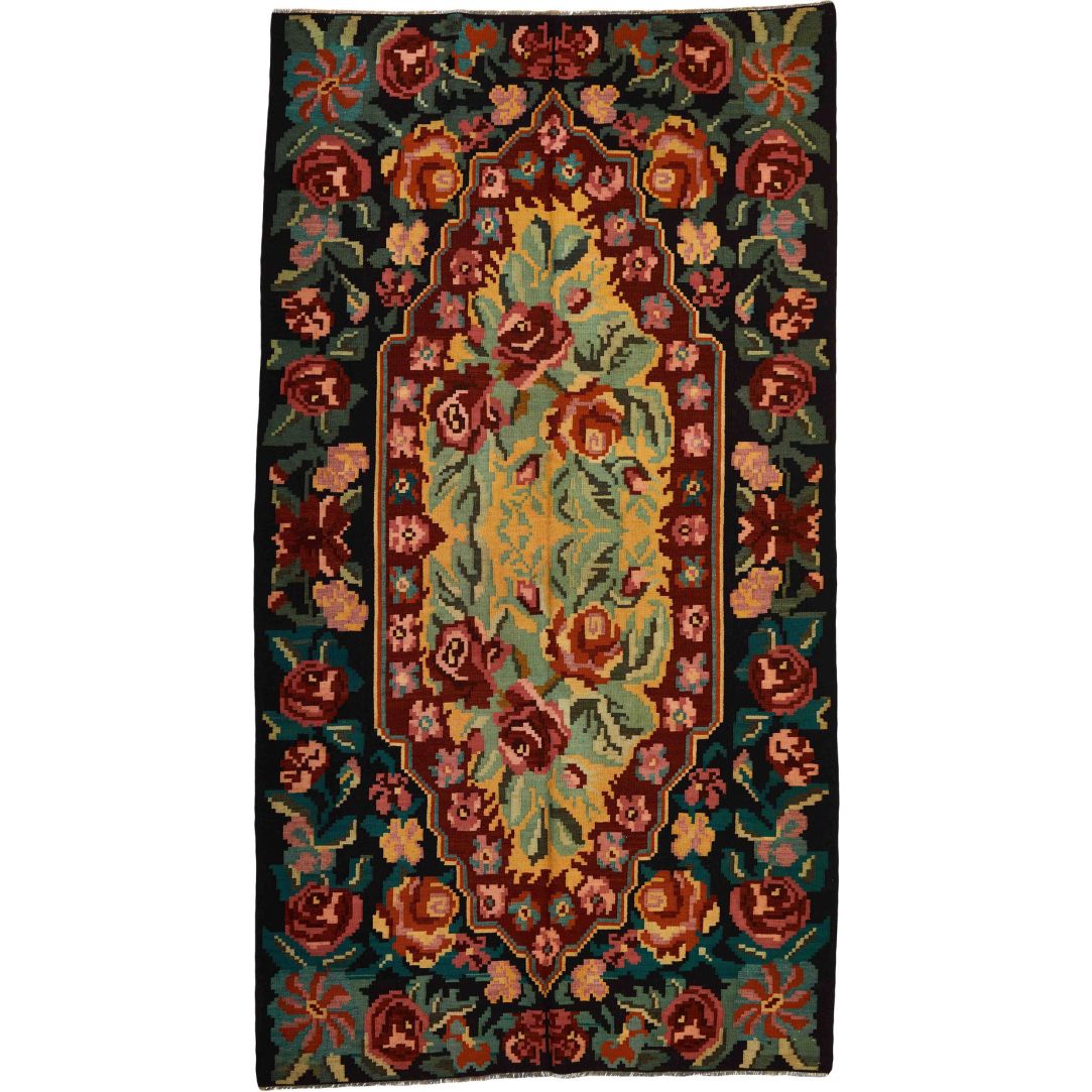 Rose Kelim Old 195x357cm