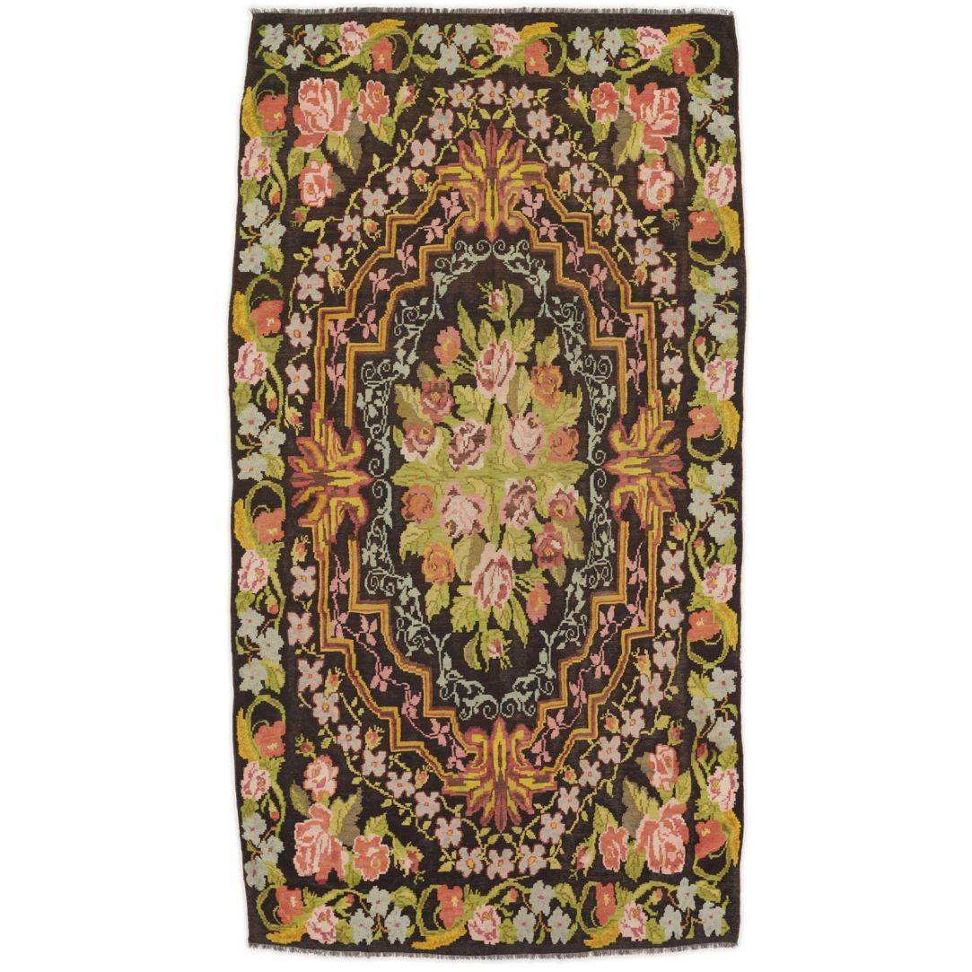 Rose kelim old 191x353cm